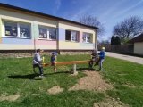 Máme nové herní prvky na dolní zahradě