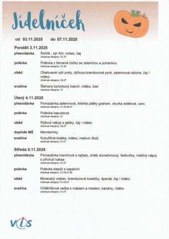 Jídelní lístek