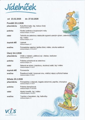 Jídelní lístek