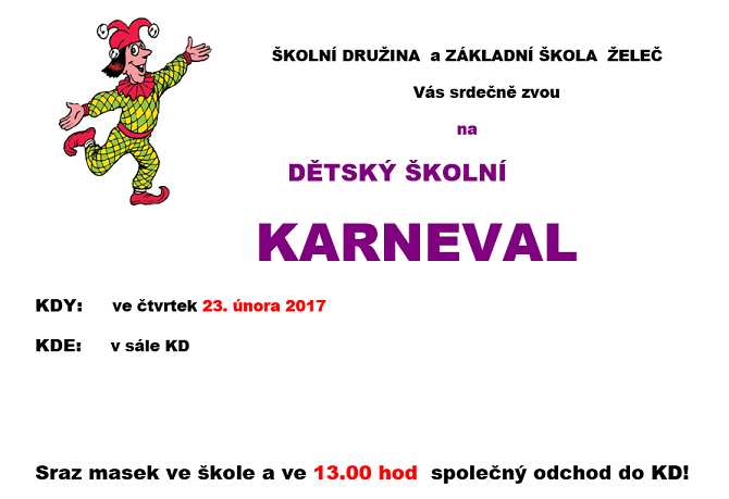 Karneval v ZŠ